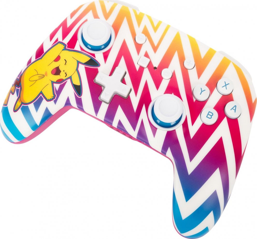 Kontroller PowerA  Enhanced Pikachu Vibrant, wireless, shumëngjyrësh