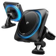 Karikues celulari për makinë ESR Qi2 HaloLock CryoBoost MagSafe, i zi