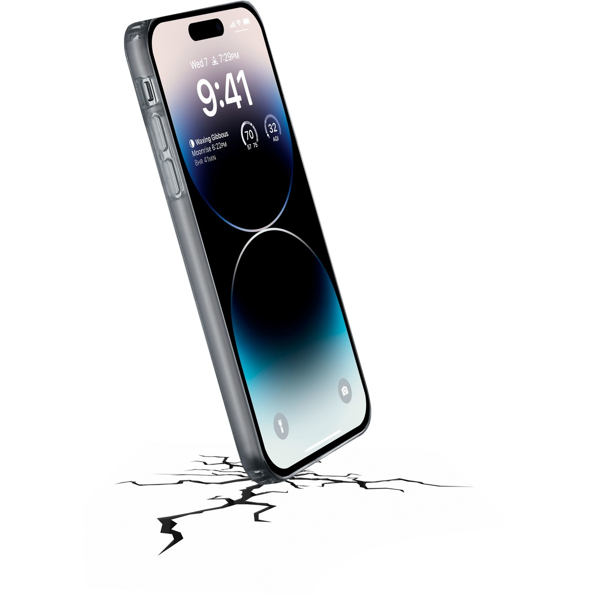 Mbrojtëse Cellularline CLEARDUOIPH14PRMT, për iPhone 14 pro Max, transparente