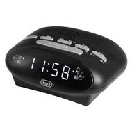 Radio alarm Trevi RC 821D, ekran dixhital, radio FM, i zi