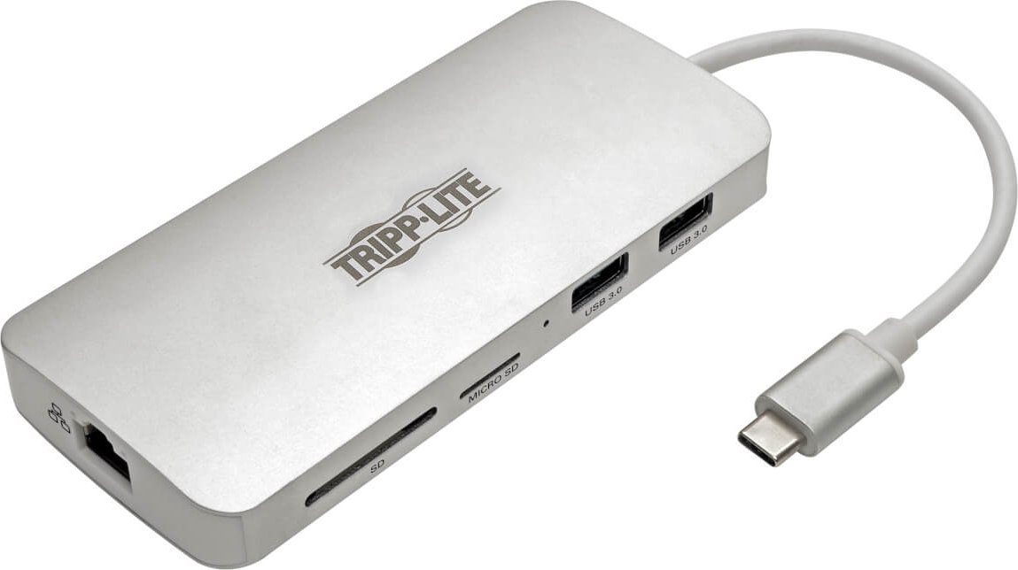 Stacion USB C Eaton Tripp Lite U442 DOCK11 S, HDMI 4K, PD 60W, argjend