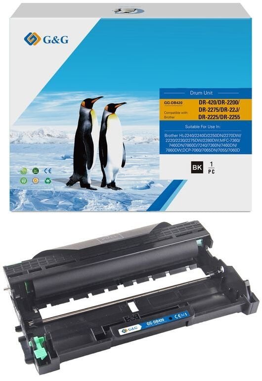 Drum printeri G&amp;G Brother DR2200 DR420 DR2275 DR22J DR2225 DR2255, 12000 faqe, i zi