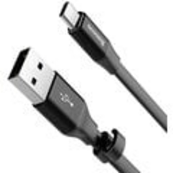 Kabllo për karikim / të dhëna Baseus Nimble Series USB-A - USB-C, 23cm, e zezë