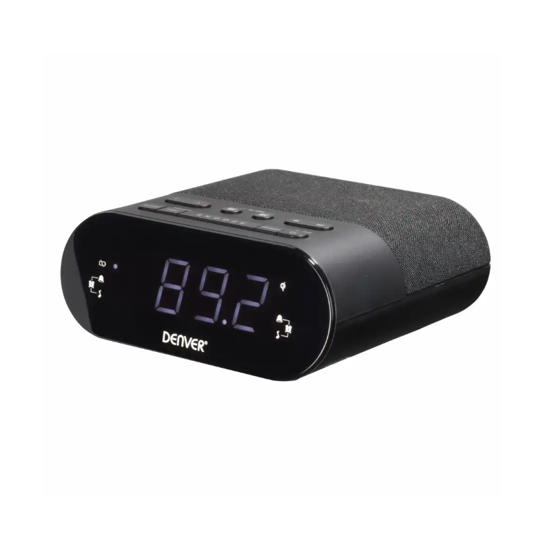 Denver Wireless Charging FM Clock CRQ-107 2