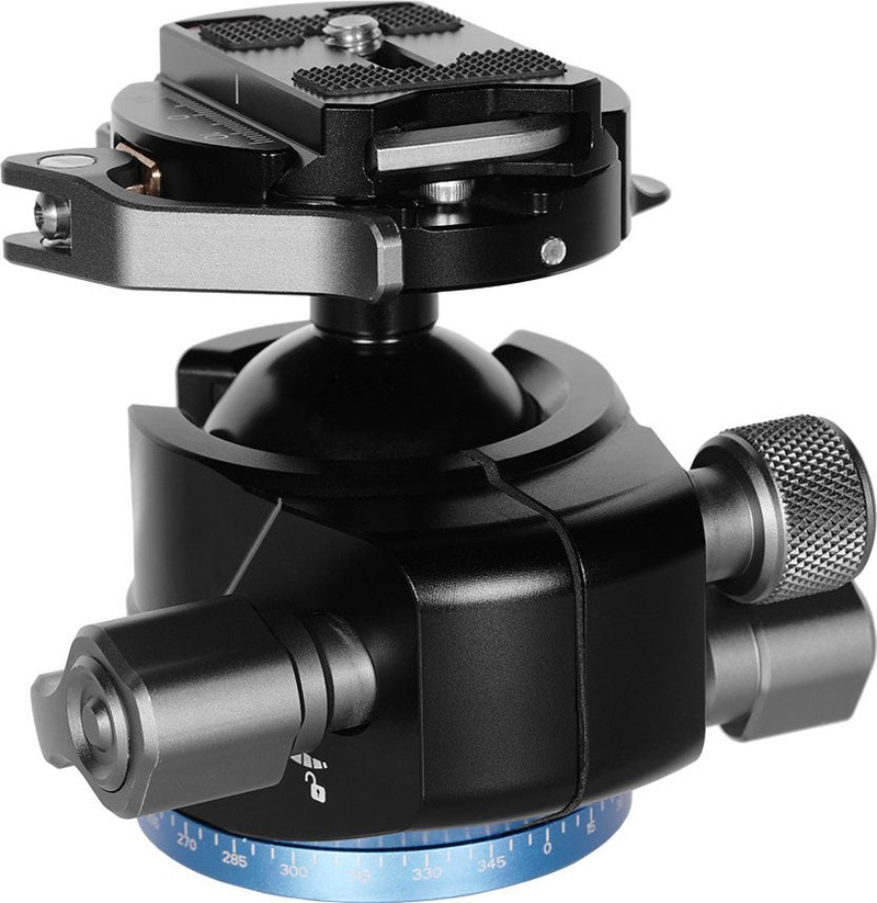Kokë sferike për tripod Sirui KS-5 Low Gravity, aliazh alumini, sistem Arca, e zezë