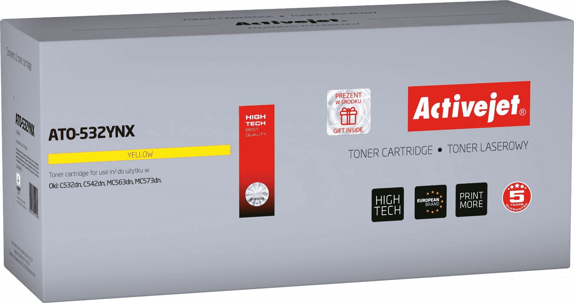 Ngjyrë Activejet ATO-532YNX, e verdhë