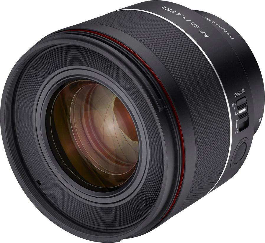 Objektiv Samyang AF 50mm F1.4 II Sony FE, full frame, autofokus i shpejtë, i zi