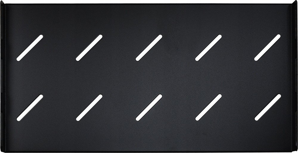 Rafth fiks PULSAR RAPS450, për kabinet RACK 19", 485×250 mm, i zi