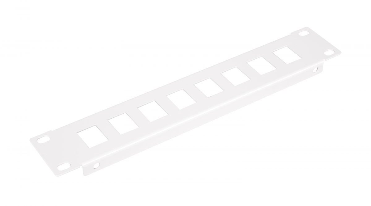 Panel patch Equip 10", Keystone 1U, gri