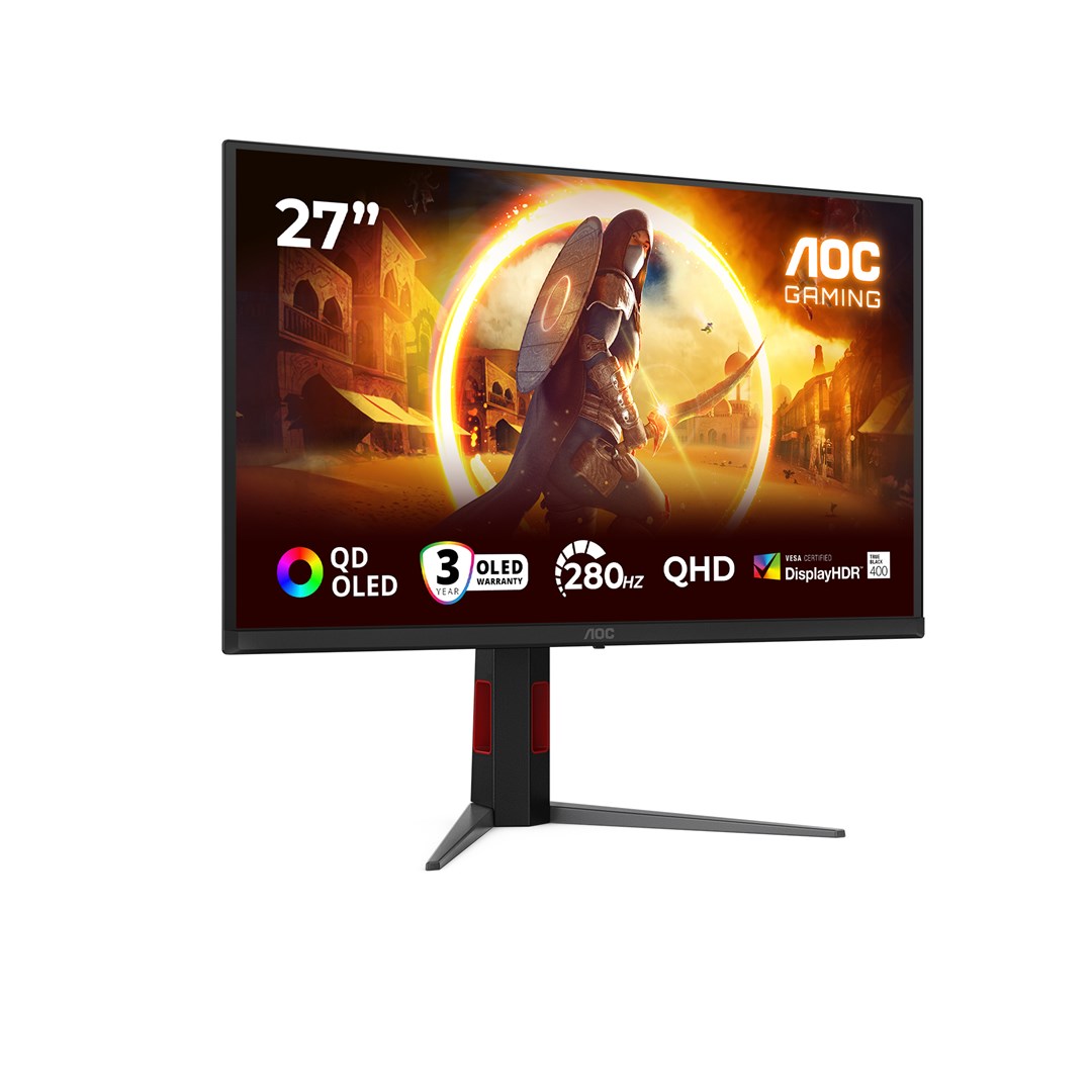 Monitor gaming AOC Q27G4ZD, 27", QHD, 280Hz, QD OLED