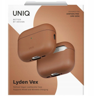 Куќиште Uniq Lyden Vex за AirPods Pro 2 Gen 3 Gen, кожа, карамела