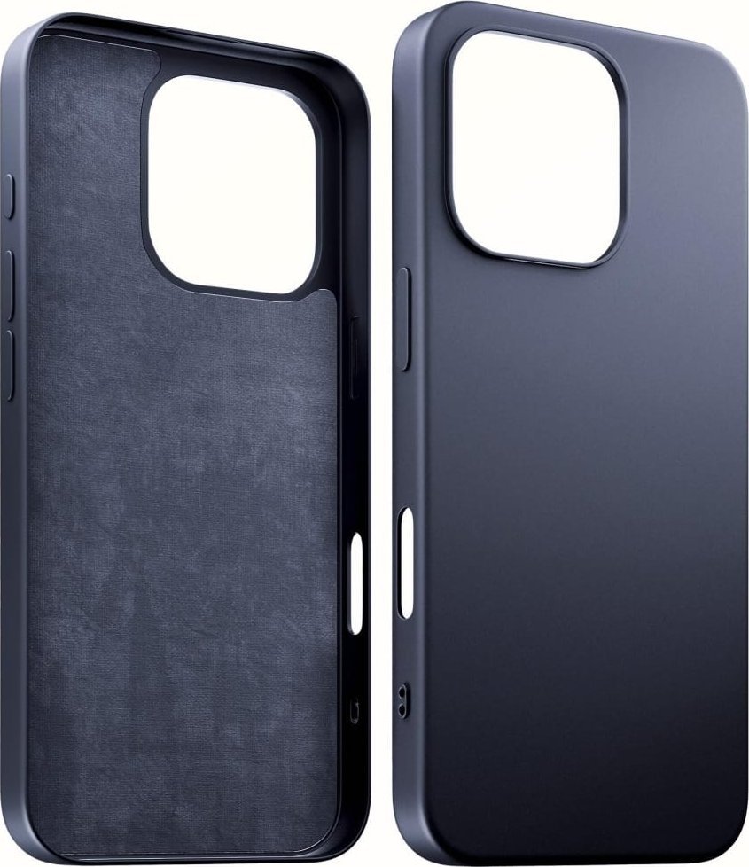 Mbrojtëse telefoni 3MK Matt Case Pro për iPhone 16 Pro, TPU 1.8mm, kompatibile me karikim wireless, e zezë