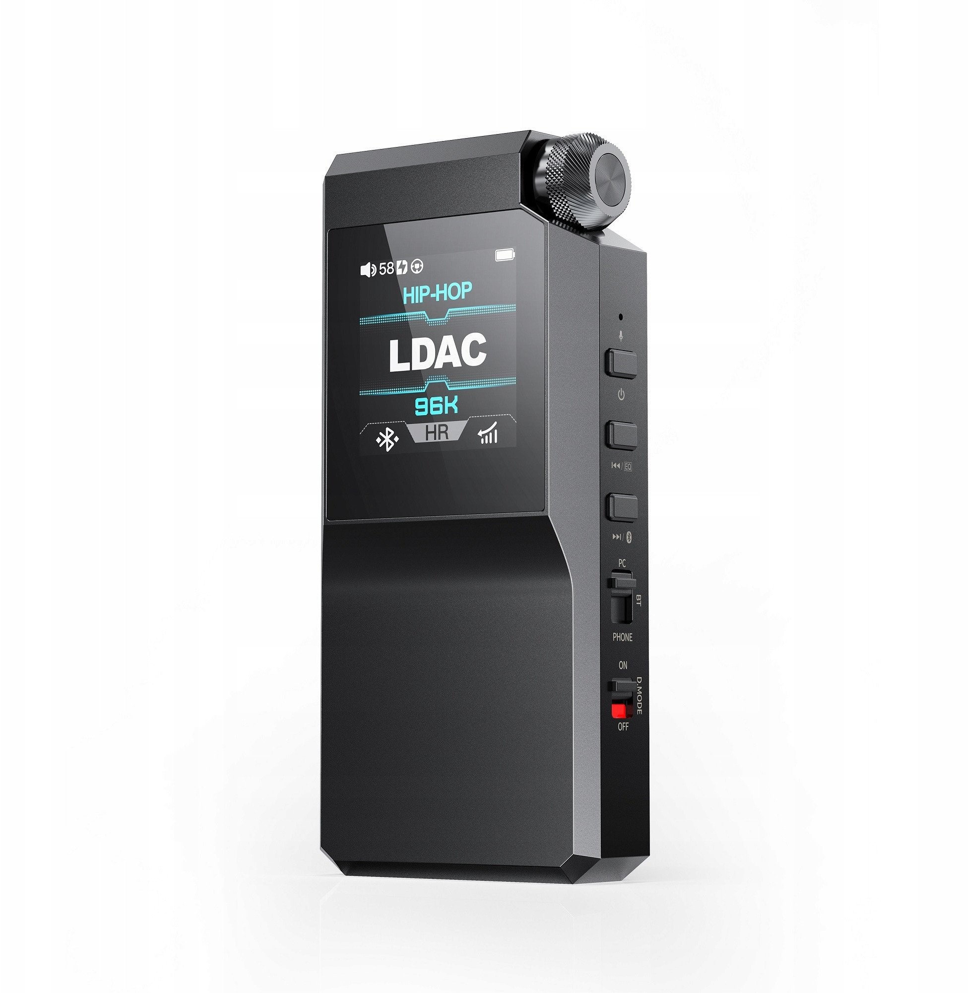 Засилувач за слушалки FiiO BTR17, USB Hi Res DAC, Bluetooth LDAC, црн
