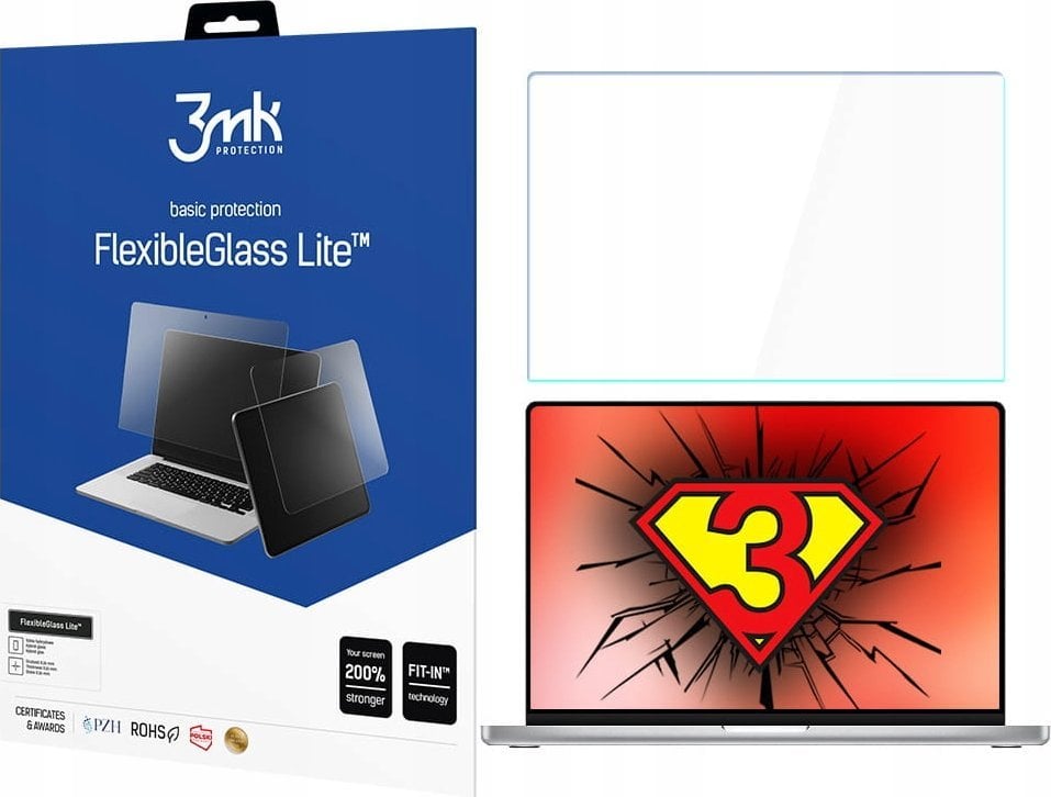 Xham mbrojtës hibrid XP-Pen Artist 15.6 Pro FlexibeGlass Lite, ultra i hollë, rezistent ndaj gërvishtjeve, transparent