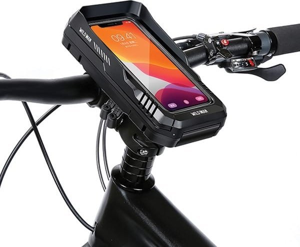 Çantë kornize biçiklete Wildman FK4, mbajtëse për biçikletë, e zezë