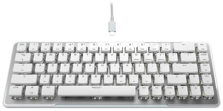 Tastierë ROCCAT Vulcan II Mini, Roccat Titan II Optical Red, US, e bardhë