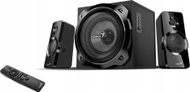 Kuti zanore Genius SW-2.1 1850BT, 2.1, 50W, Bluetooth 5.3, e zezë