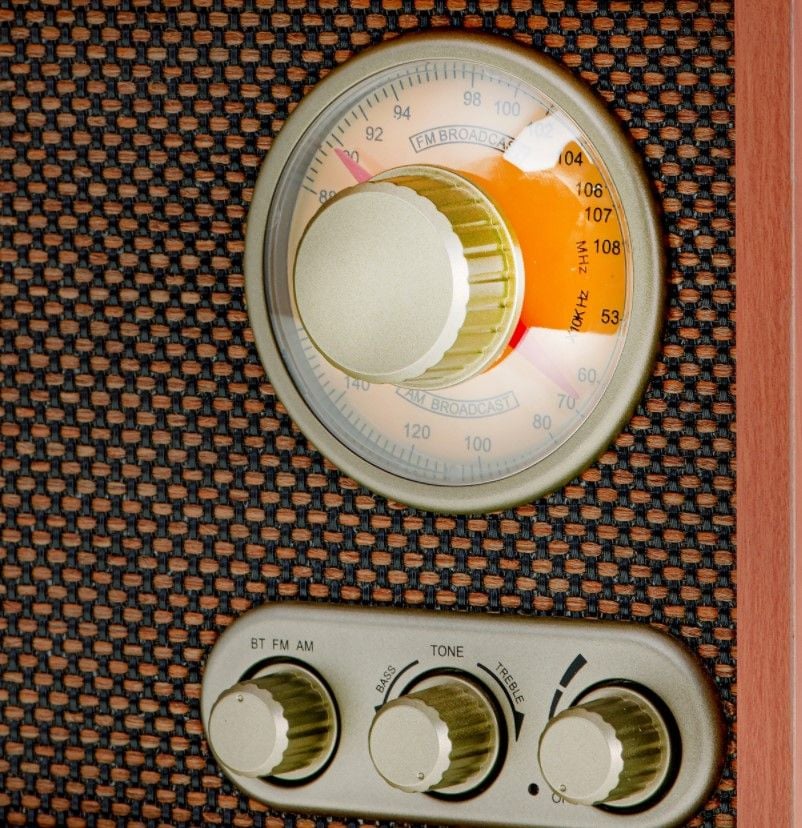 Radio retro Adler AD 1171, Bluetooth, kontroll toni, kafe