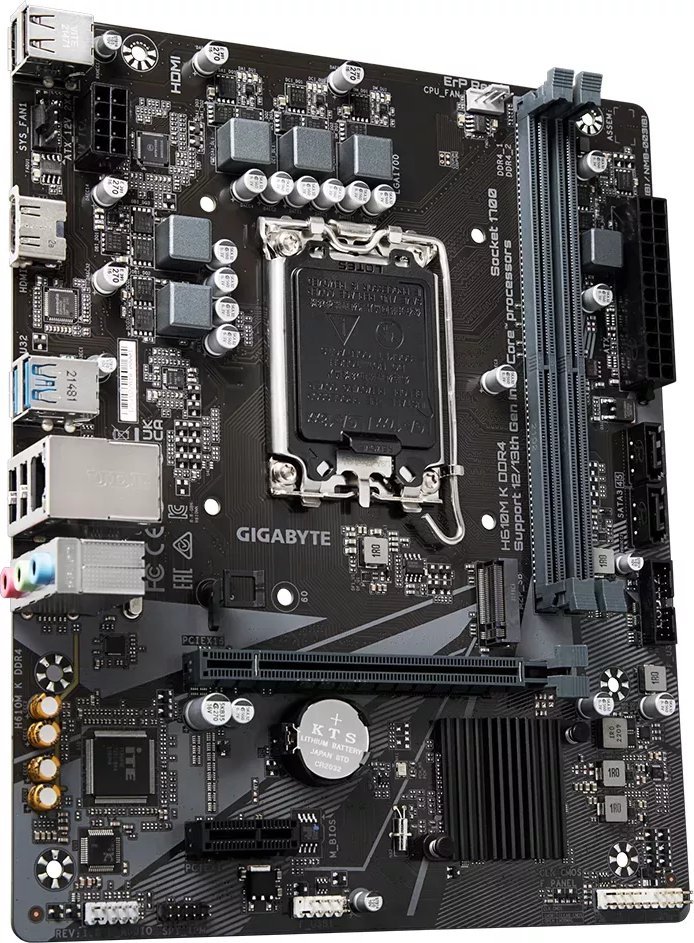 Pllakë amë Gigabyte H610M K DDR4