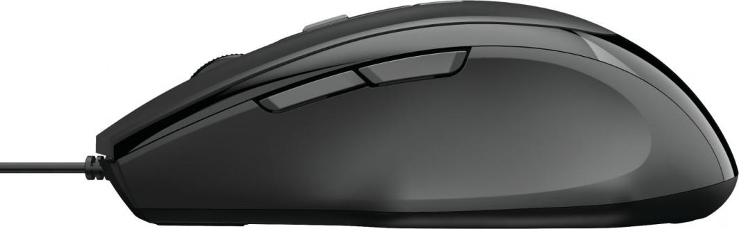 Глушец Trust Voca, со кабел, USB, црна