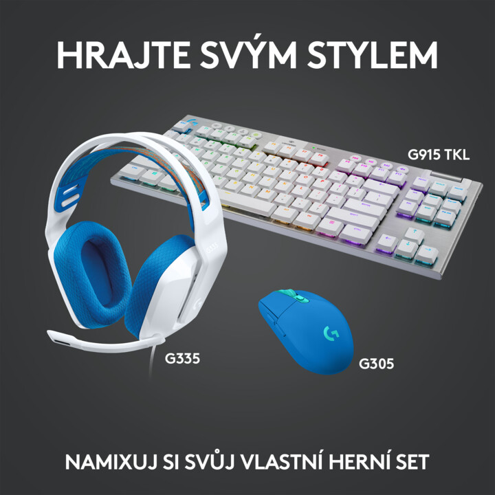 Kufje Logitech G335, të bardha