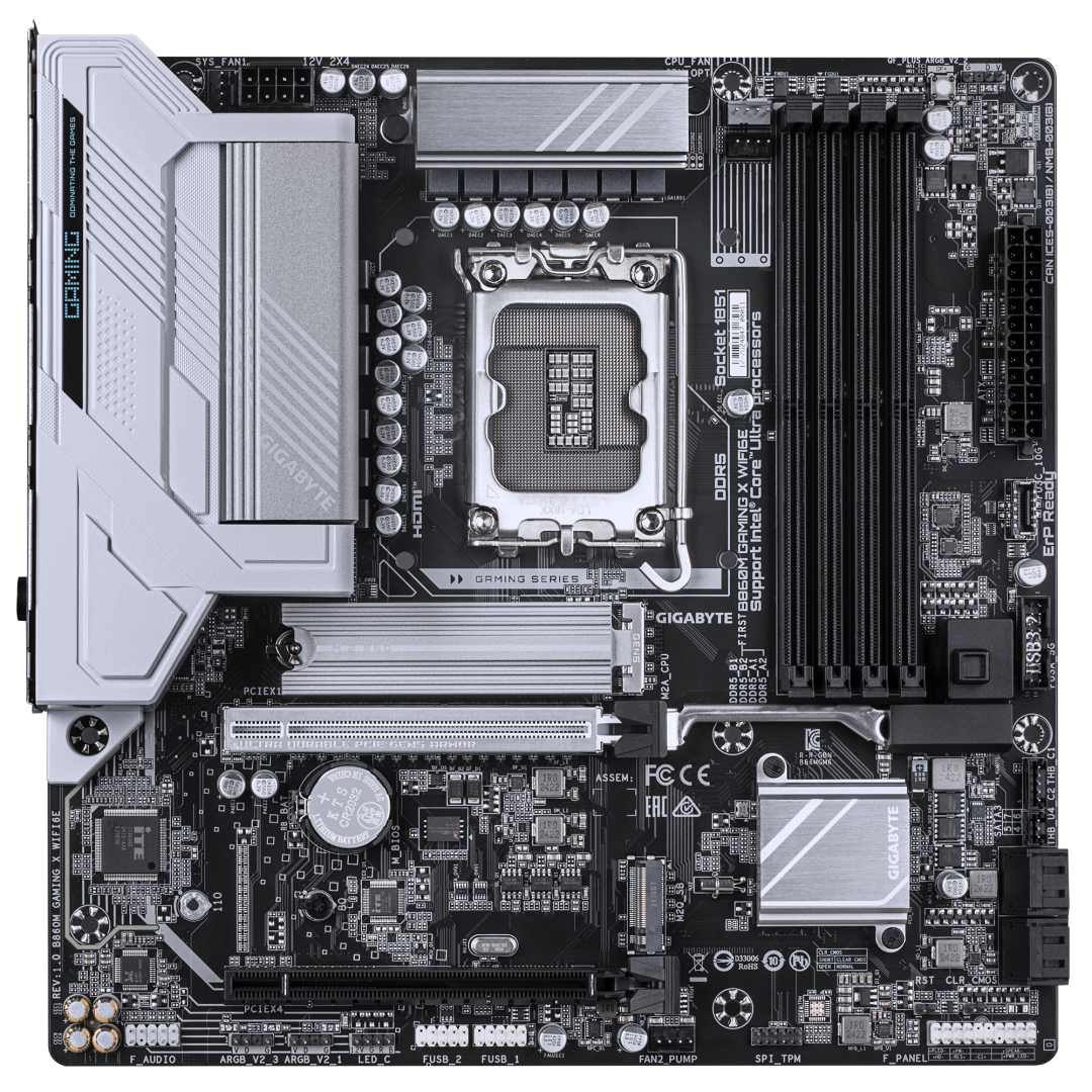 Pllakë amë GIGABYTE B860M Gaming X, DDR5, WiFi 6E, e zezë
