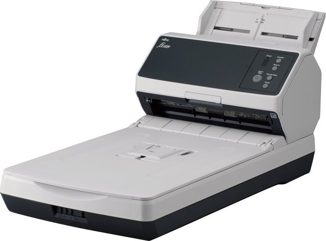 Скенер за документи Fujitsu fi-8250, ADF 100 листови, 600 dpi, сив