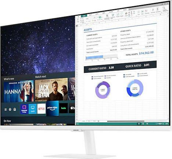 Monitor Samsung Smart M50A (LS32AM501NUXEN), 32", Full HD, i bardhë