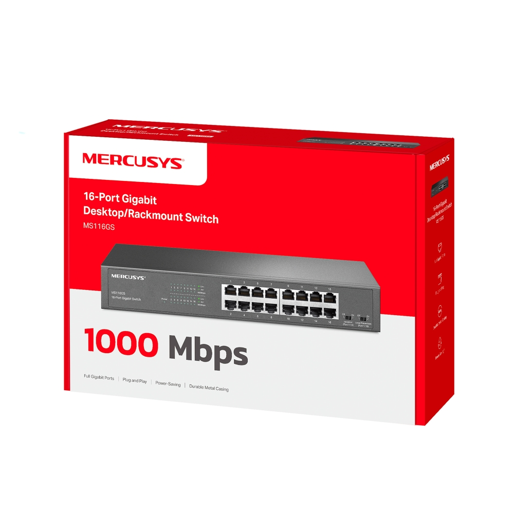 Switch Mercusys 16-Port