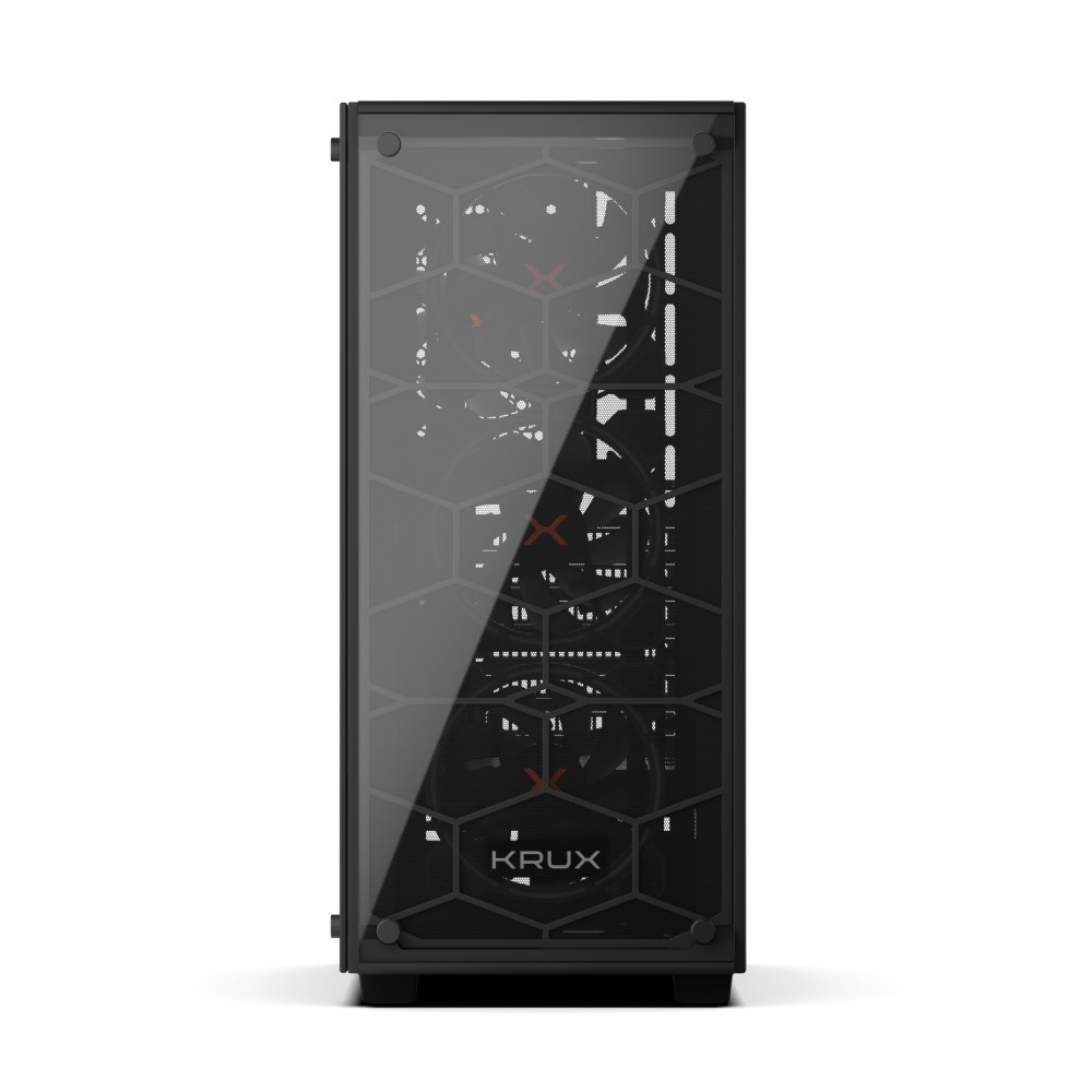 Kasë kompjuteri Krux Leda, e zezë