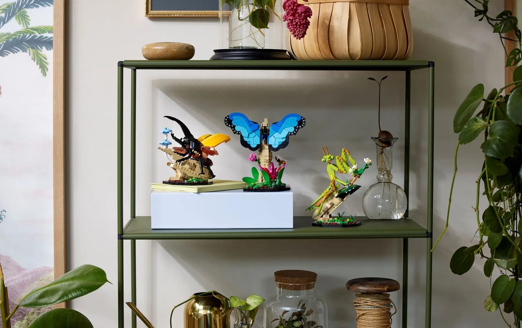 Set LEGO Ideas Insect Collection 21342, modele dekorative, për të rritur dhe fëmijë