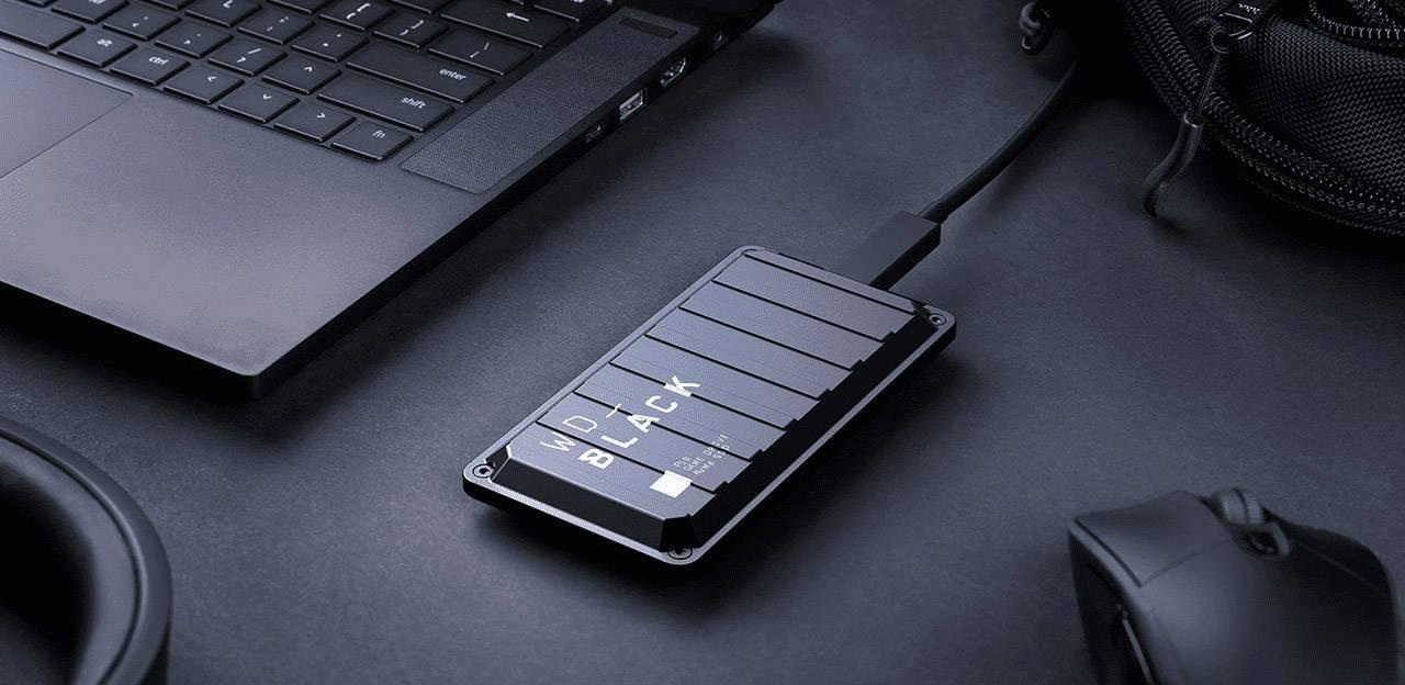 SSD portabël WD Black P50 Game Drive, 1TB, USB 3.2, i zi