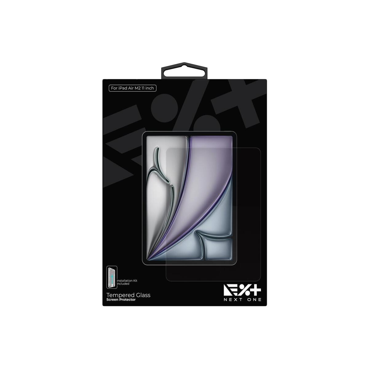 Xham mbrojtës Next One për iPad Air 11" M2, 0.33mm, fortësi 9H, transparent