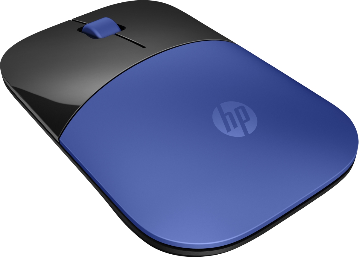 Maus wireless HP Z3700, 1200 dpi, 2.4 GHz, blu