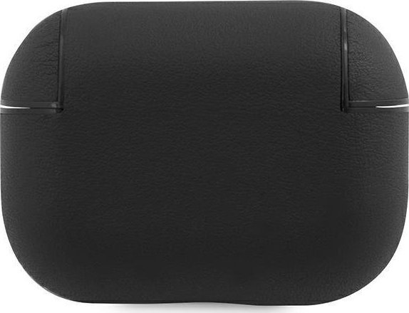 Mbulesë BMW BMAP2SSLBK për Apple AirPods Pro 2, lëkurë natyrale, logo argjendi, e zezë