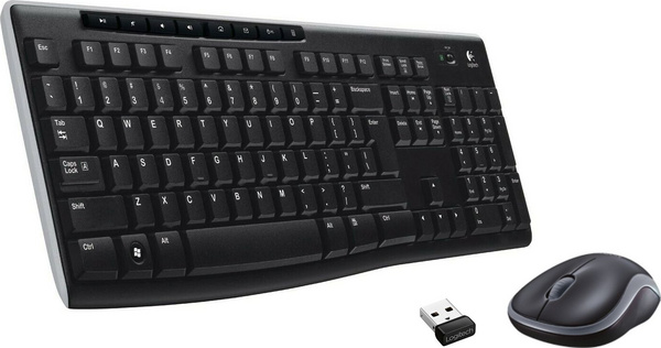 [OUTLET] Tastierë dhe maus Logitech MK270 (920-004508), EN, e zezë