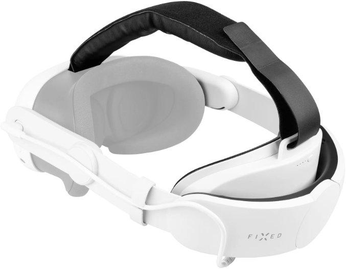 Лента за глава VR Fixed VR Power, 6000mAh, за Meta Quest 3 3S, бела
