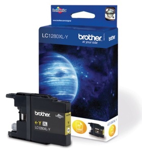 Ngjyrë Brother LC-1280XLY, e verdhë