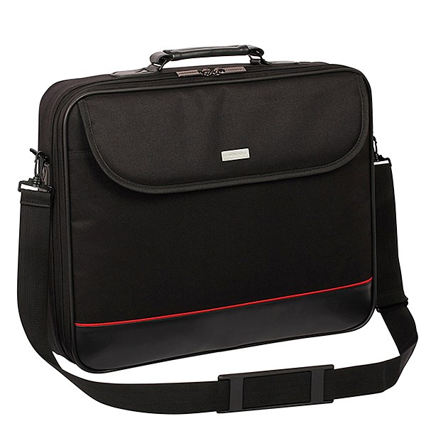 Çantë dore për laptop Modecom MARK, 15.6", e zezë / e kuqe