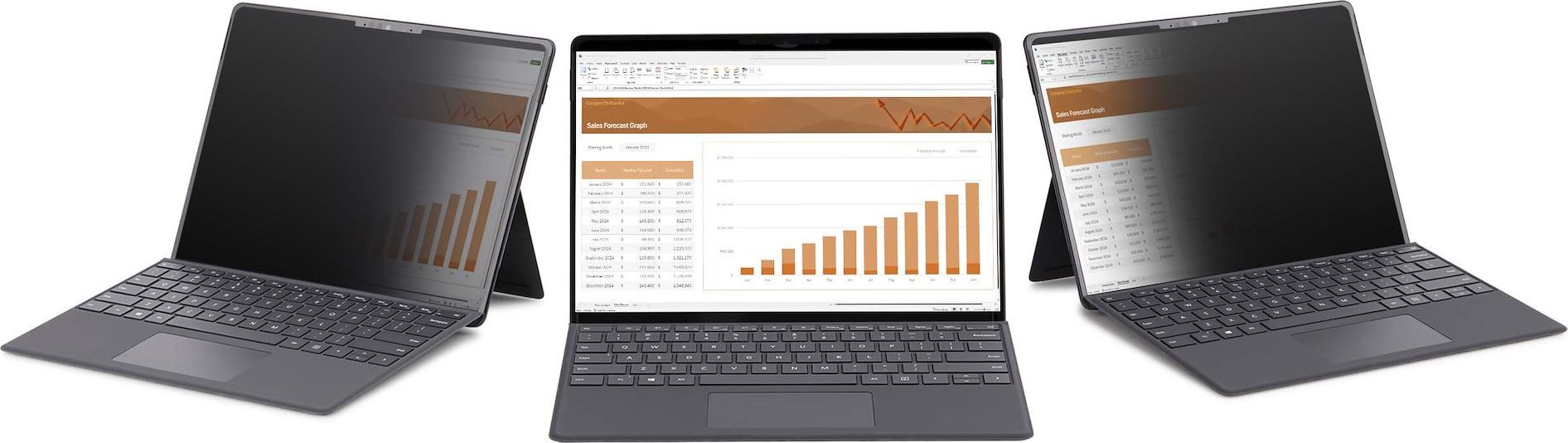 Filtër privatësie StarTech.com për Surface Laptop Go, 12.4", 4 drejtime, matte
