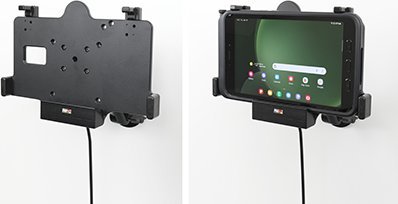 Mbajtëse aktive tablet Brodit për Galaxy Tab Active 5, me karikim, e zezë