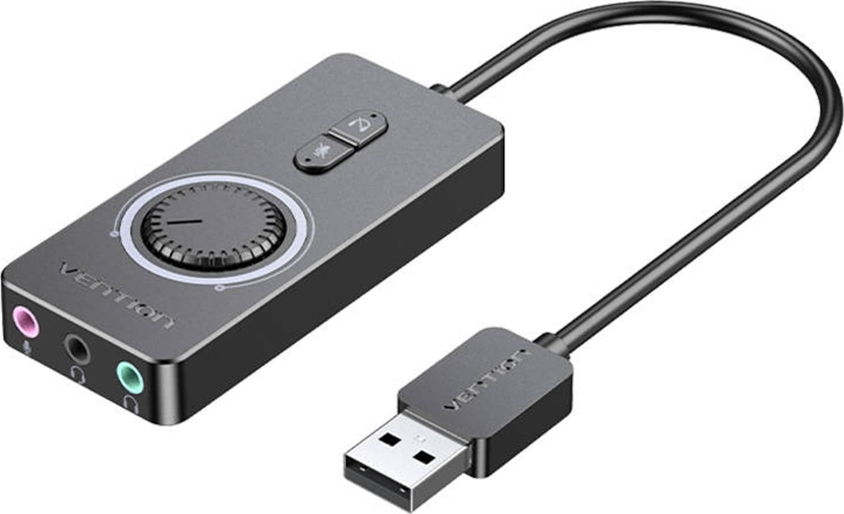 Kartë zanore e jashtme Vention CDRBF, USB 2.0, 1m, e zezë