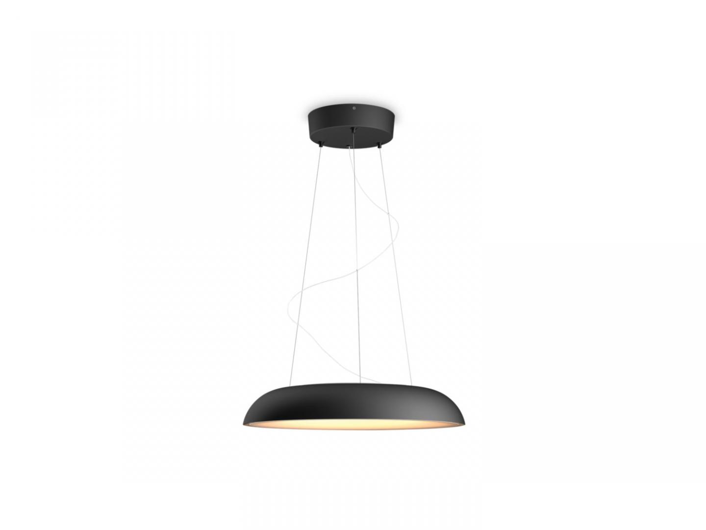Llambë varëse Philips Hue Amaze, 33.5W, ndriçim smart, e zezë