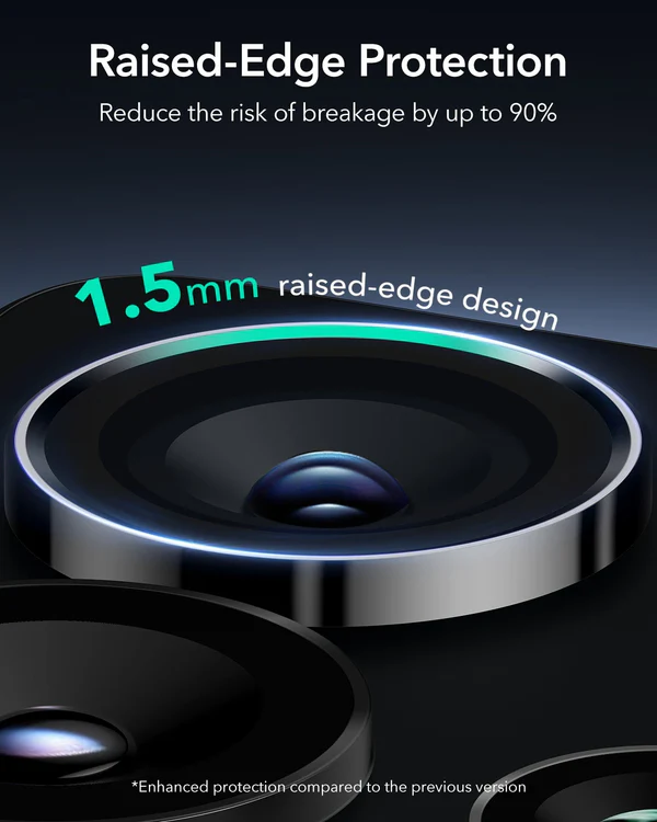 Mbrojtëse kamere ESR Armorite për Samsung S25 Ultra, transparente