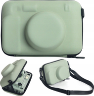 Çantë mbrojtëse LOVe INSTANT për Fujifilm Instax Wide 400, hard case, me rrip, jeshile blu e errët