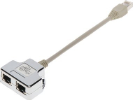 Adapter rrjeti NEKU RJ45, splitter 2xRJ45 FTP, 10/100Mb/s
