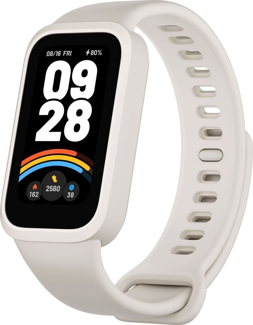 Byzylyk inteligjent Xiaomi Smart Band 9 Active, ekran AMOLED, rezistent ndaj ujit, i bardhë