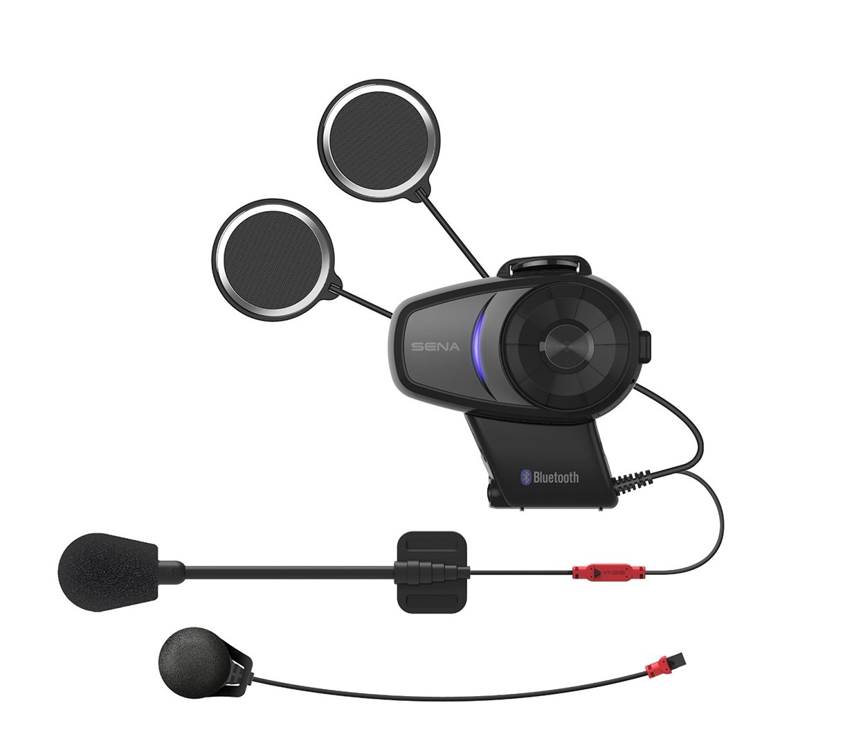 Interkom SENA 10S Dual, Bluetooth, 1.6 km rreze, HD audio, i zi