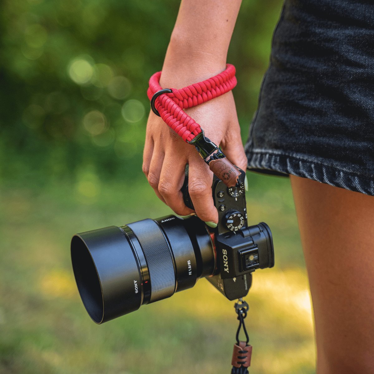 Rrip dore për kamera C-Rope Claw, najlon, 30cm, i zi