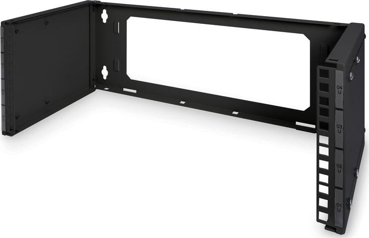 Kornizë muri për rack Digitus, 19", thellësi e rregullueshme, e zezë